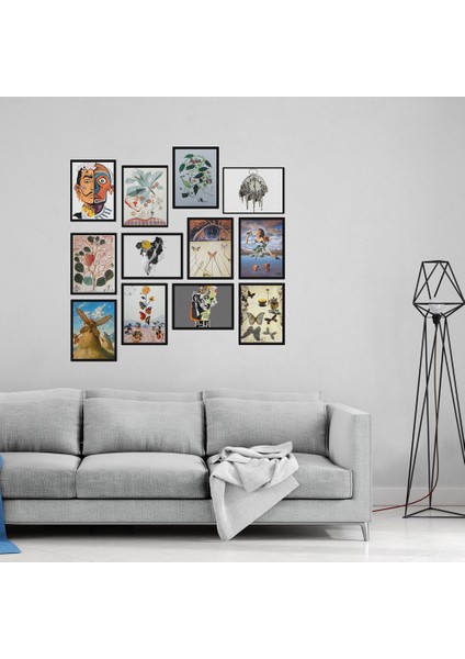 Salvador Dali 12 Parça Mdf Tablo fiyatları