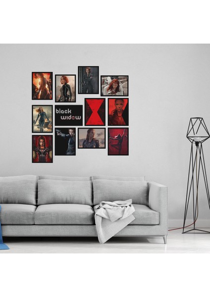 Black Widow 12 Parça Mdf Tablo