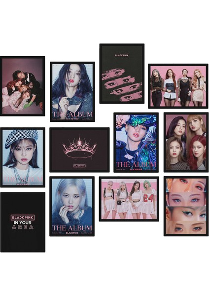 Blackpink 12 Parça Mdf Tablo