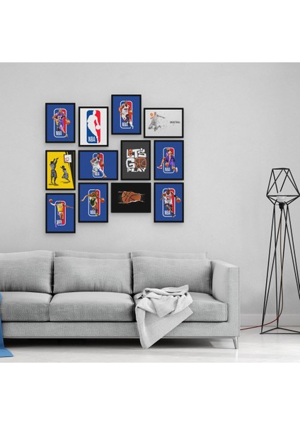 Nba 12 Parça Mdf Tablo