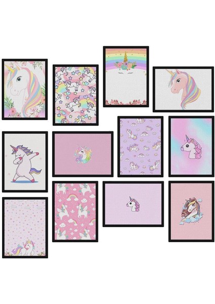 Unicorn 12 Parça Mdf Tablo
