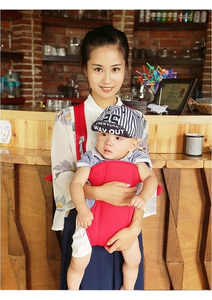 Yumuşak Yapılı Ergonomik Askılı Bebek Taşıyıcı Kanguru - Kırmızı (Yurt Dışından) fiyatları