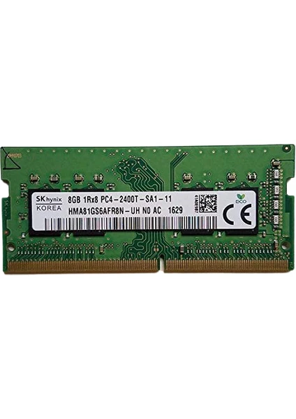 8GB DDR4 2400MHz CL17 Notebook Ram HMA81GS6AFR8N-UH