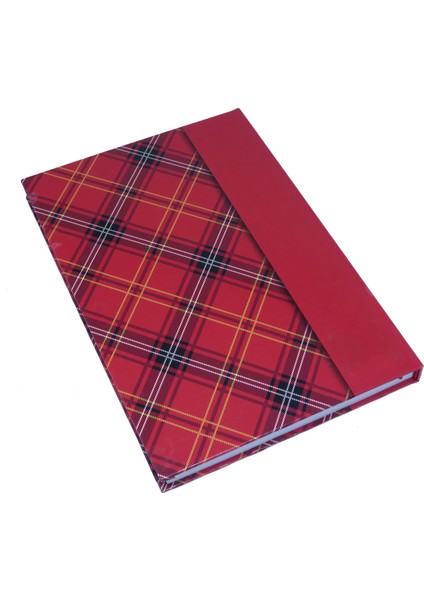 Kareli Ekose Desenli Okul Defteri 17 x 24 cm Kırmızı fiyatları