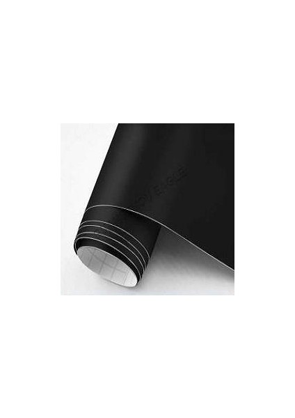 Mat Siyah Yapışkanlı Folyo 45 cm x 15 m