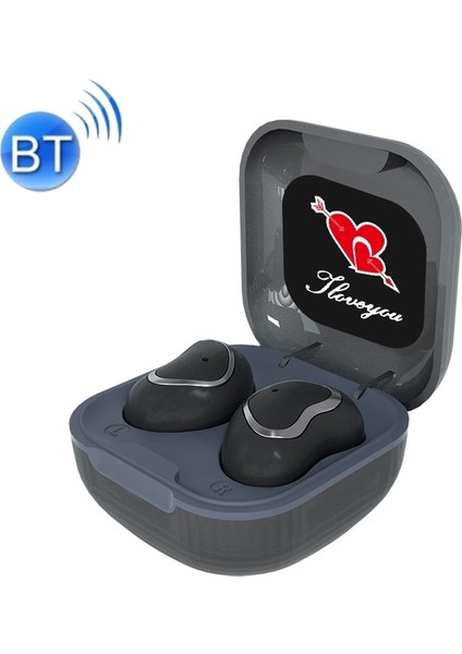 Tws-23 Kablosuz Kulak Içi Spor Bluetooth Oyun Kulaklığı-Gri (Yurt Dışından)