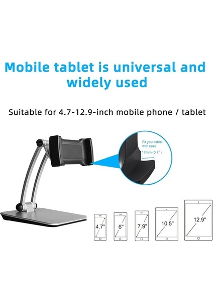 S10 Alüminyum Alaşım Tablet Danışma Aksesuarlar Katlanabilir Düz Dizüstü Frame Standı (Yurt Dışından)