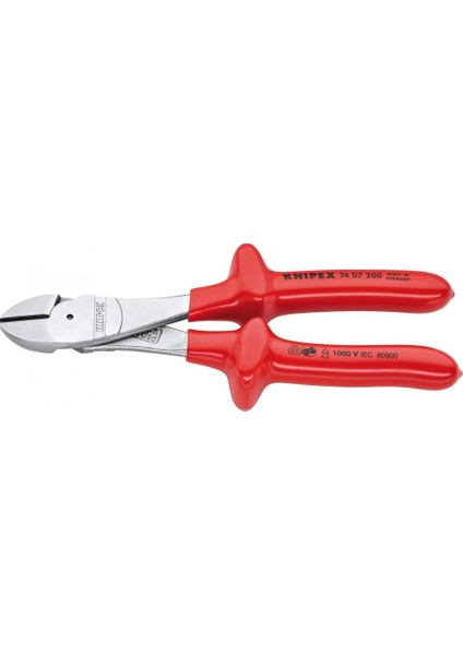 74 07 200 Ağır Tip Yan Keski, 200 Mm, Daldırma Izoleli Vde
