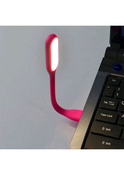 Esnek USB Pc Notebook LED Lamba Aydınlatma - AL2488 Mavi Renk