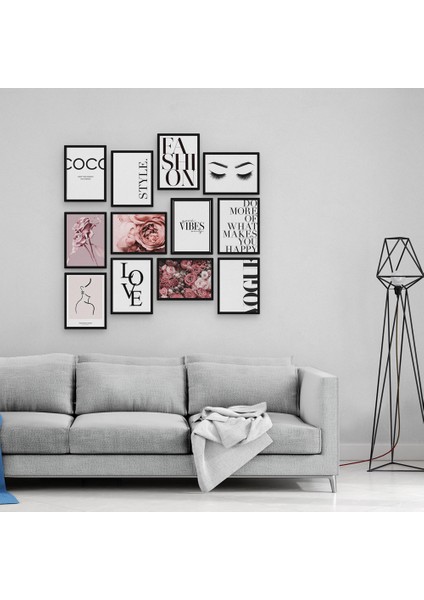 Fashion 12 Parça Mdf Tablo