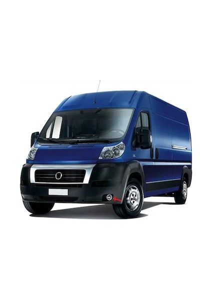 Fiat Ducato 2014- Üzeri Uyumlu Krom Sis Çerçevesi 2 Parça Paslanmaz Çelik