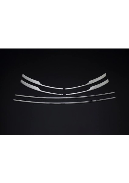 Volkswagen T6 Transporter 2015-2019 Uyumlu Krom Ön Tampon Çıtası 6 Parça Paslanmaz Çelik