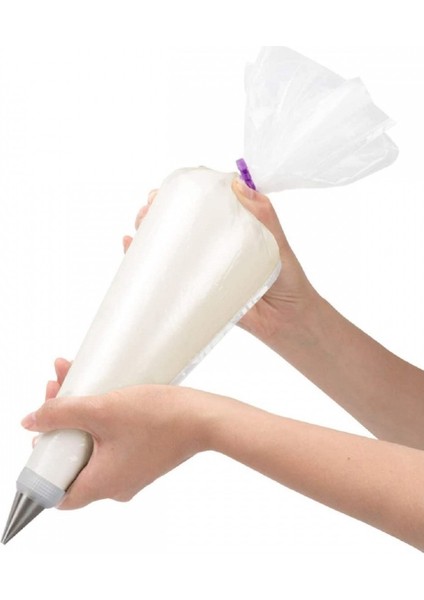 Krema Torbası 7 Parça Seti Pasta Krema Sıkma Torbası Kek Süsleme Paslanmaz Çelik Uçlu modelleri