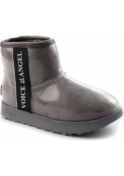 Gri Kürklü Kadın Bot & Bootie K02661000197 modelleri