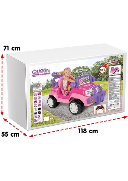 Queen Akülü Araba 12V Kumandalı Jeep Babydoor 05286 fırsatları