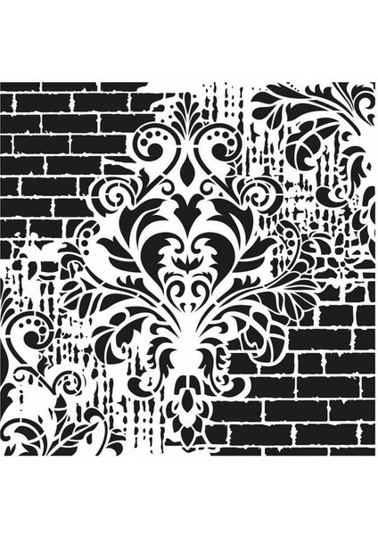 Grunge GCSM-002 Mini Stencil 25 x 25 cm