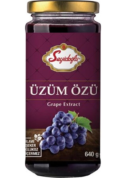 Ilave Şekersiz Doğal Lif Kaynağı Üzüm Özü 640 gr