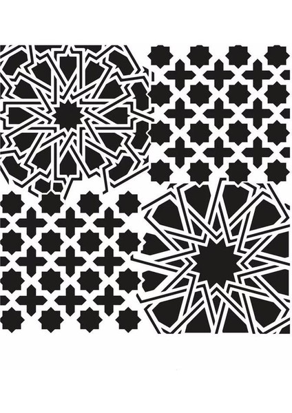 Grunge Mini Stencil GCSM-010 25 x 25 cm
