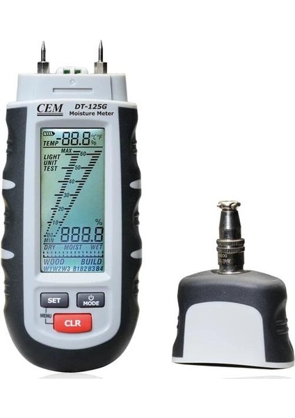 Dt 125G Çakmalı Ahşap ve Yapı Malzemesi Nem Ölçer Seti