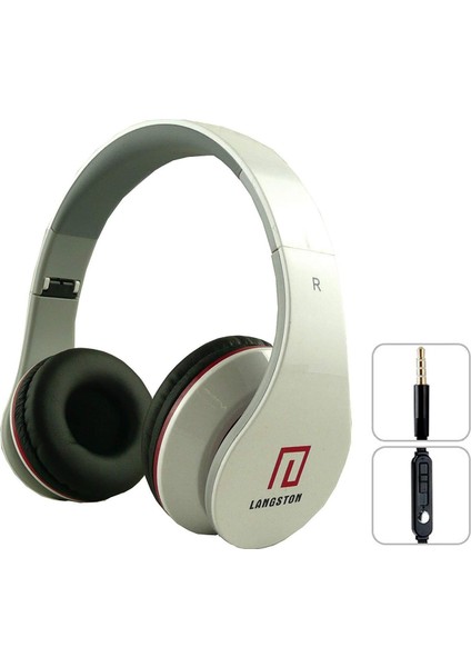 IM-12V Kulaklık Mikrofon ve 3.5mm Stereo Kablo - Beyaz