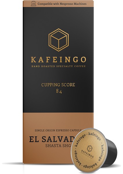 10'lu Kapsül Kutusu - El Salvador Shasta Shg x 4