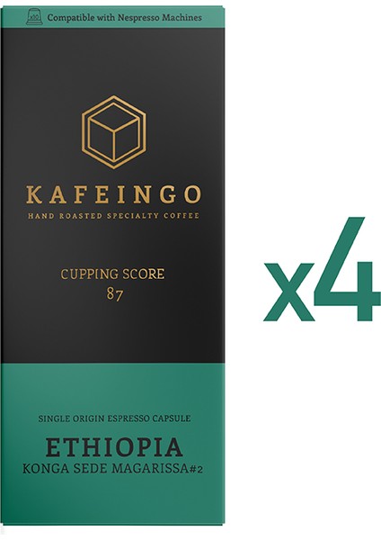 10'lu Kapsül Kutusu - Ethiopia Konga Sede Magarissa x 4