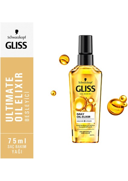 Ultimate Oil Elixir Saç Bakım Yağı 75 ml Saç Serum ve Yağı
