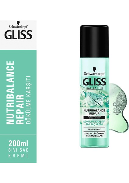 Nutri Balance Sıvı Saç Kremi 200 ml Saç Kremi