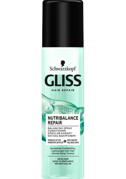 Nutri Balance Sıvı Saç Kremi 200 ml Saç Kremi fiyatları