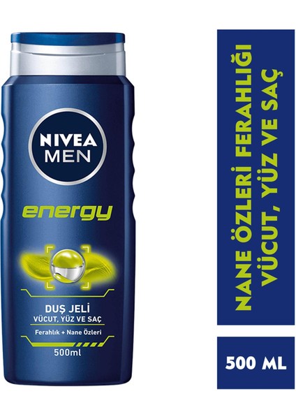 Energy Erkek Duş Jeli 500 ml Duş Jeli