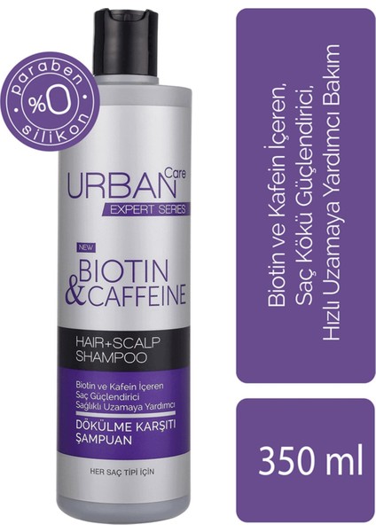 Expert Şampuan Biotin Caffeine 350 ml Şampuan