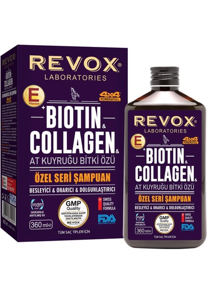 At Kuyruğu Biotin Collagen Şampuan 360 ml Şampuan
