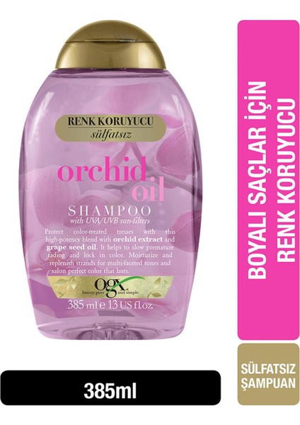 Renk Koruyucu Orchid Oil Şampuan 385 ml Şampuan
