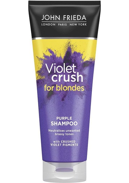 John Frieda Violet Crush Mor Şampuan Sarı Saçlara Özel Menekşe Özlü 250 ml Şampuan