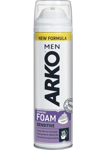 Arko Men Extra Sensitive Tıraş Köpüğü 200 ml Tıraş Köpük ve Jelleri