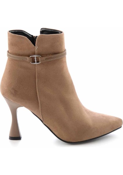 Bej Süet Kadın Bot & Bootie K025671001