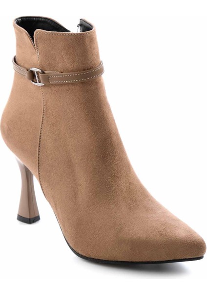 Bej Süet Kadın Bot & Bootie K025671001
