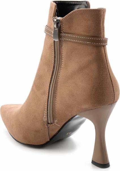 Bej Süet Kadın Bot & Bootie K025671001