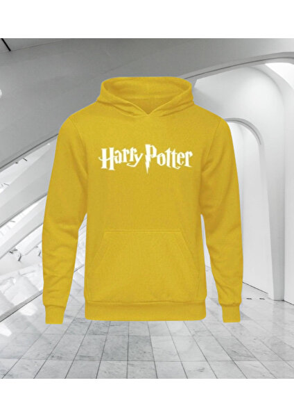 Amor Man Harry Potter Baskılı Kapüşonlu Oversize Yeni Tarz Erkek Sweatshirt