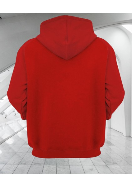 Harry Potter Baskılı Kapüşonlu Oversize Şardonlu Pamuk Dokuma Yeni Stil Erkek Sweatshirt