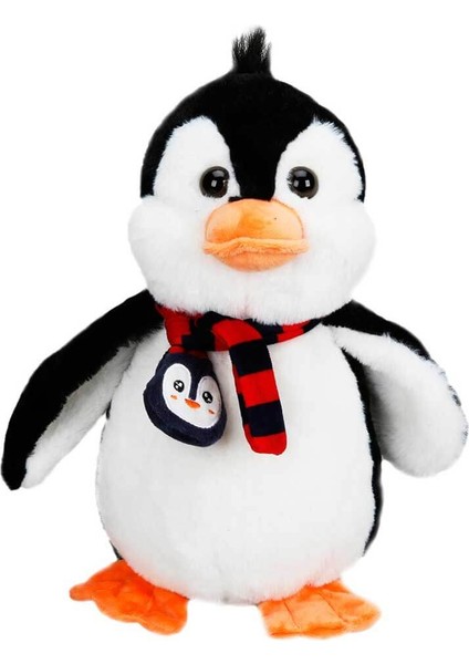 Atkılı Peluş Penguen 32 Cm.