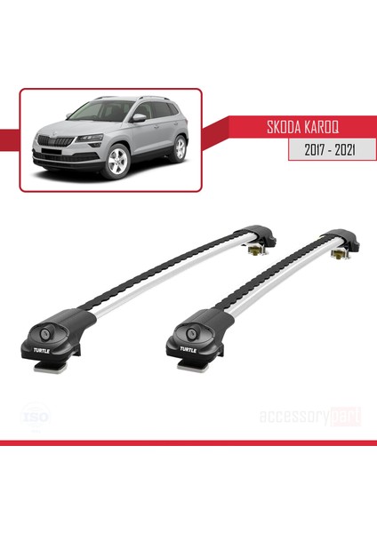 Skoda Karoq 2017 ve Sonrası Turtle Ara Atkı Tavan Barı Gri fiyatları