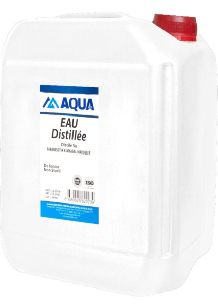 Distile Su (Saf Su) 5lt - 4 Adet