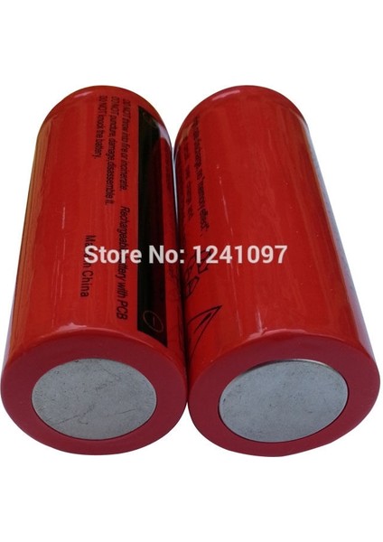 26650 Şarj Edilebilir Pil 7200MAH 3.7V