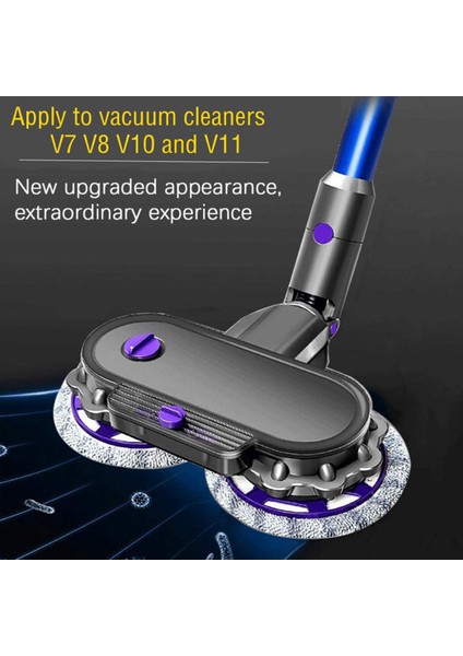 Elektrikli Süpürge Mop Kafa Mop Bezler Su Tankı V8 V10 V11 (Yurt Dışından)