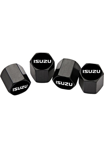 Isuzu Sibop Kapağı 4 Adet Paslanmaz Çelik Siyah Renk