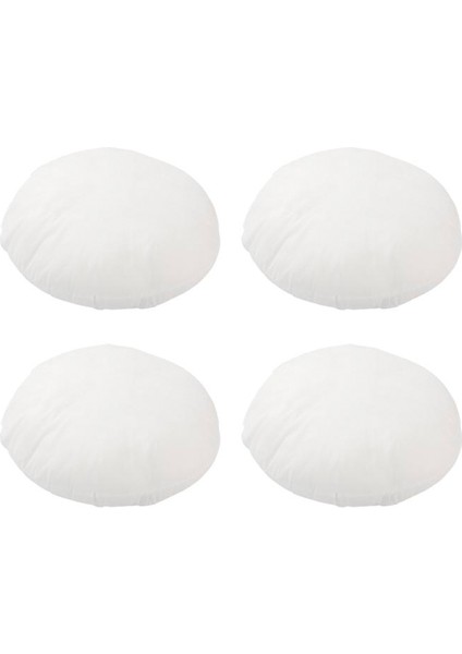 4'lü Yuvarlak Iç Yastık %100 Silikon - 45 Cm. Çap