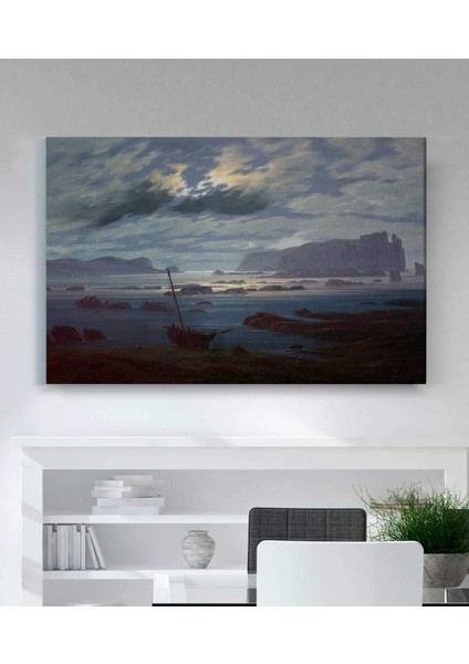 VeraStore Caspar David Friedrich Mehtapta Kuzey Denizi Kanvas Tablo fiyatları