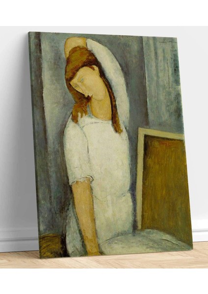 VeraStore Amedeo Modigliani Jeanne Hebuterne Kanvas Tablo