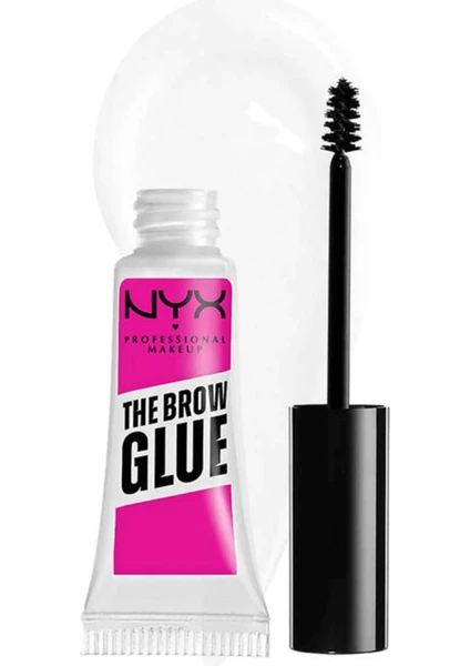 Nyx Professional Makeup Brow Glue Kaş Sabitleyici Maskara Şeffaf  Maskara